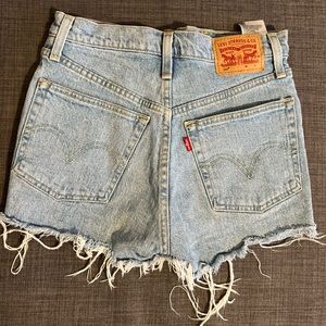 LEVIS 501 HIGH WAISTED SHORTS